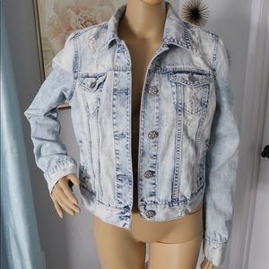 Distressed Jean Jacket